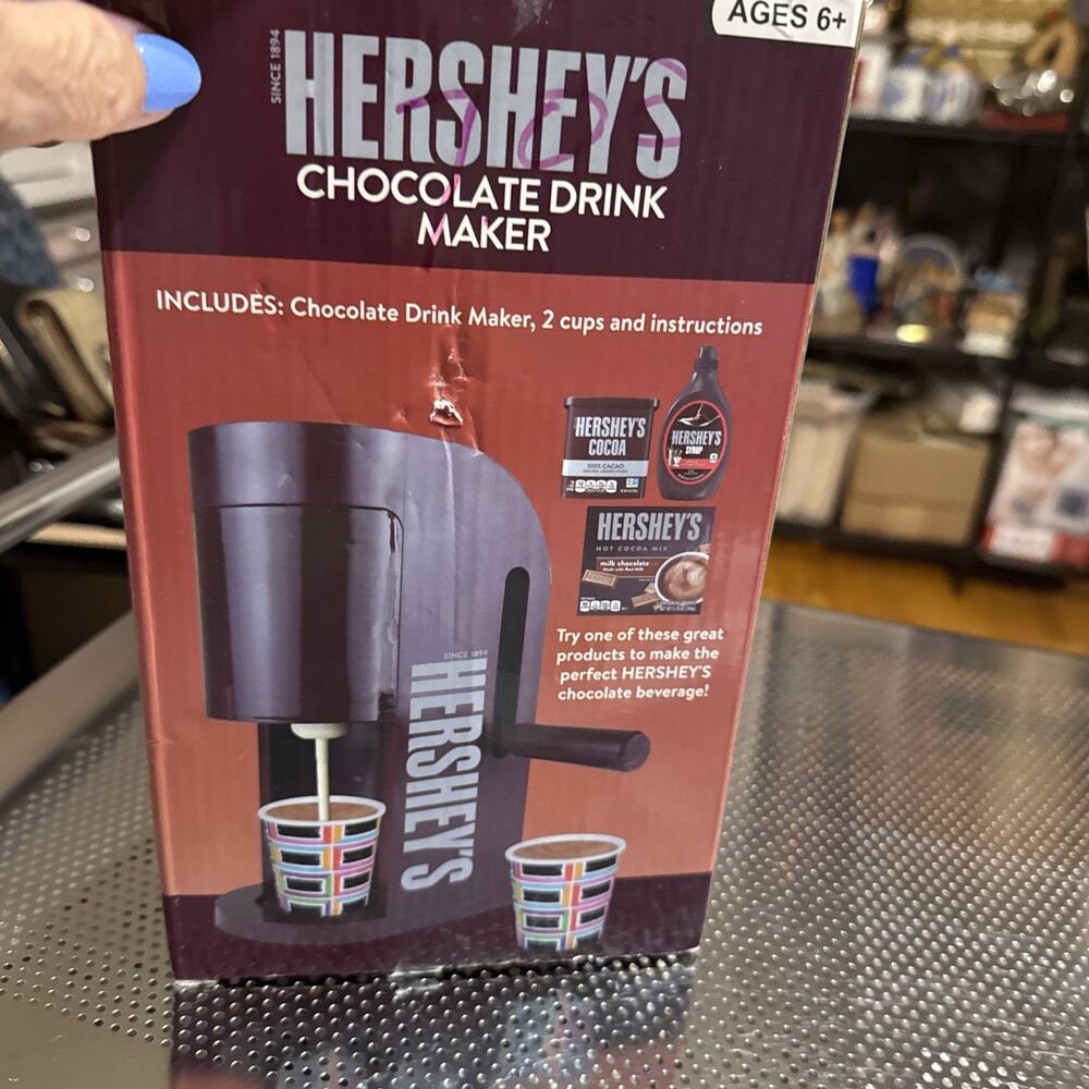Hershey's Chocolate Drink Maker Battery Powered, Hot or Cold